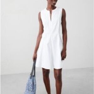 Lightweight White Sleeveless Dress
